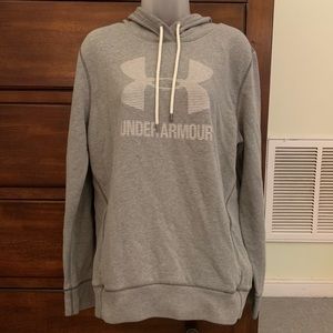UNDER ARMOUR - Gray Hooded Sweatshirt